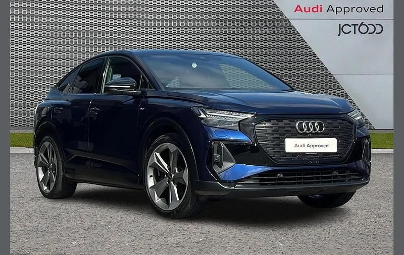 Used Audi Q4 Sportback e-tron Advanced Plus 125 kW (170 HP) 2022 Blue SUV