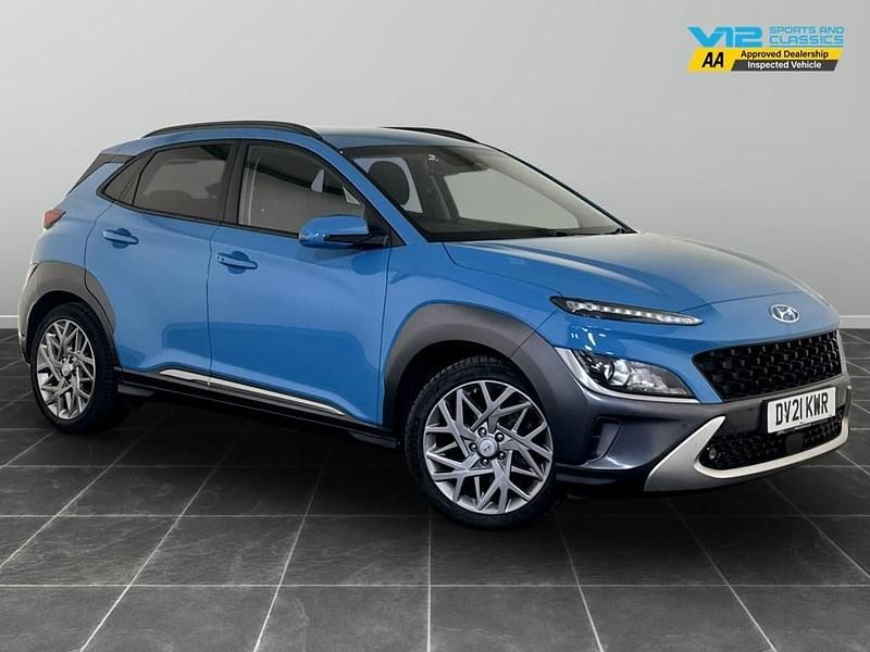 Blue Used 2021 Hyundai Kona Premium SUV | £12,695 (Good price) - Image 1/2