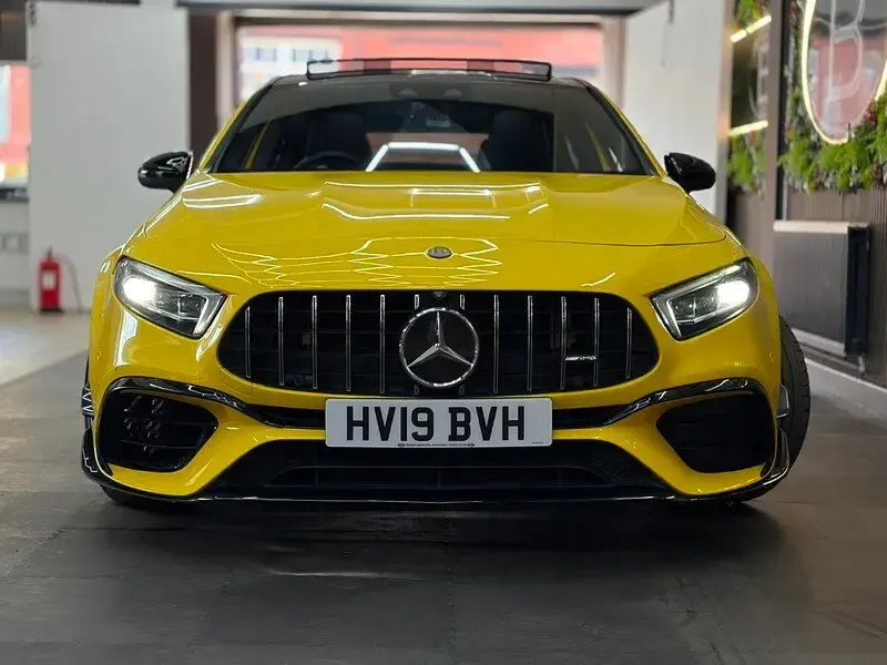 Used Mercedes A35 AMG Premium Plus 2019 Yellow Hatchback