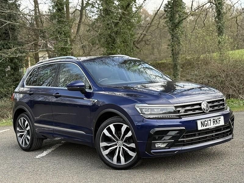 Used VW Tiguan R-line 150 HP (110 kW) 2017 Blue SUV