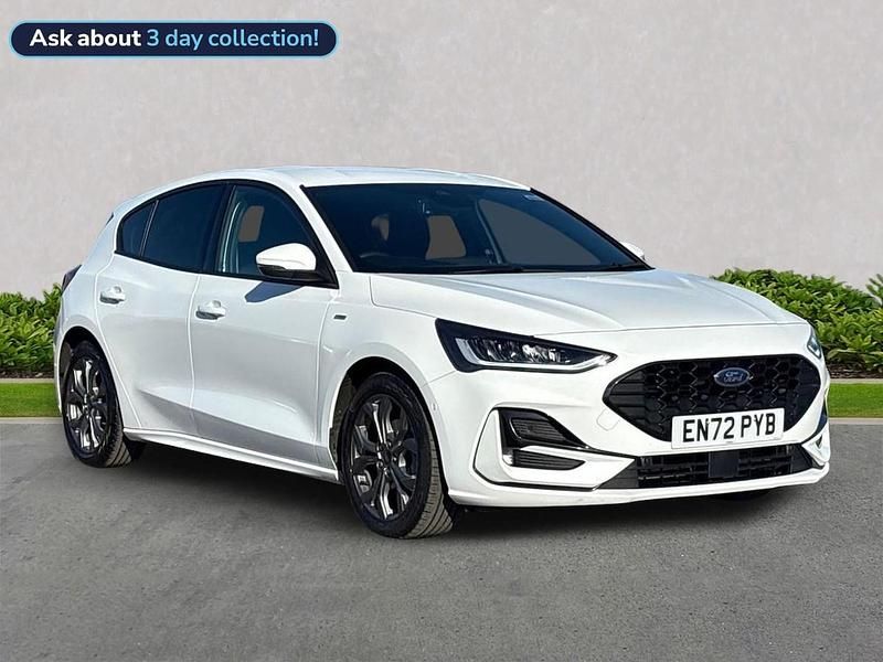 White Used 2023 Ford Focus ST-Line | £15,499 (Good price) - Image 1/4