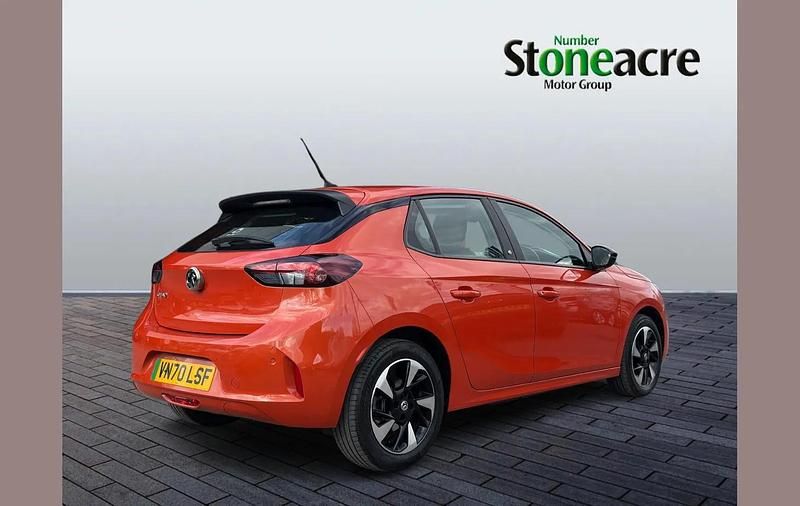 Used Vauxhall Corsa-e 100 kW (136 HP) 2020 Orange Hatchback