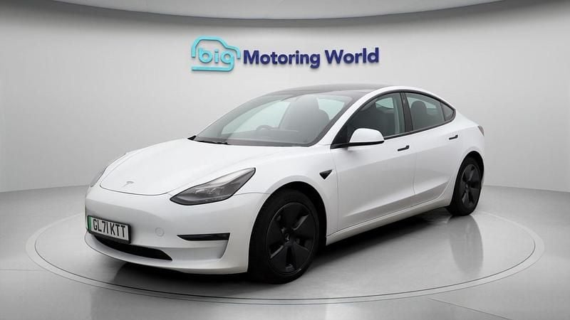 Used Tesla Model 3 Long Range AWD 366 kW (498 HP) 2021 White Sedan