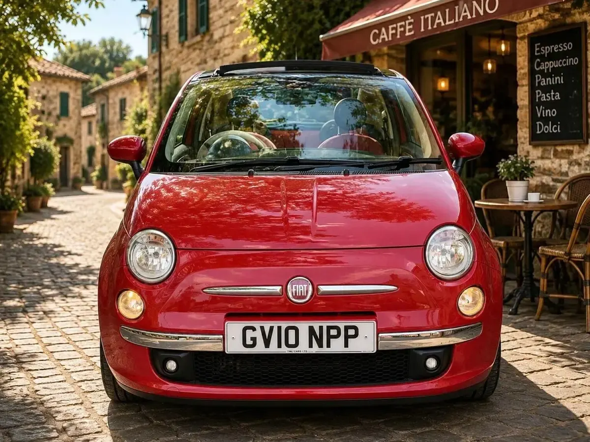 Used Fiat 500C Lounge 2010 Red Cabriolet