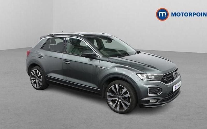 Grey Used 2021 VW T-Roc R-line SUV | £19,999 (Fair price) - Image 1/4