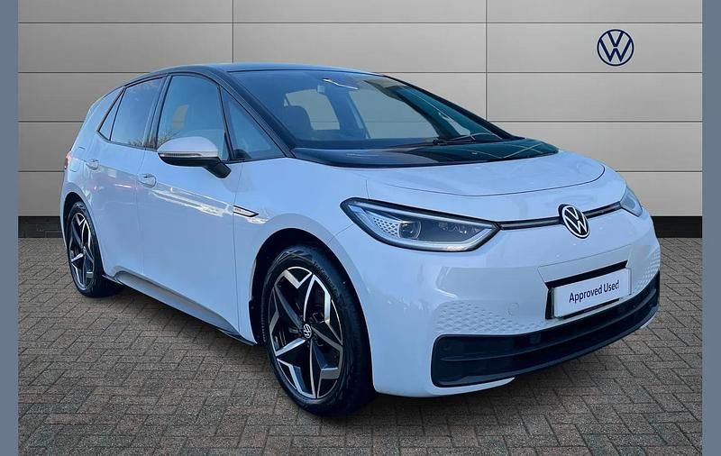 Used VW ID.3 Pro Performance 150 kW (204 HP) 2020 White Hatchback