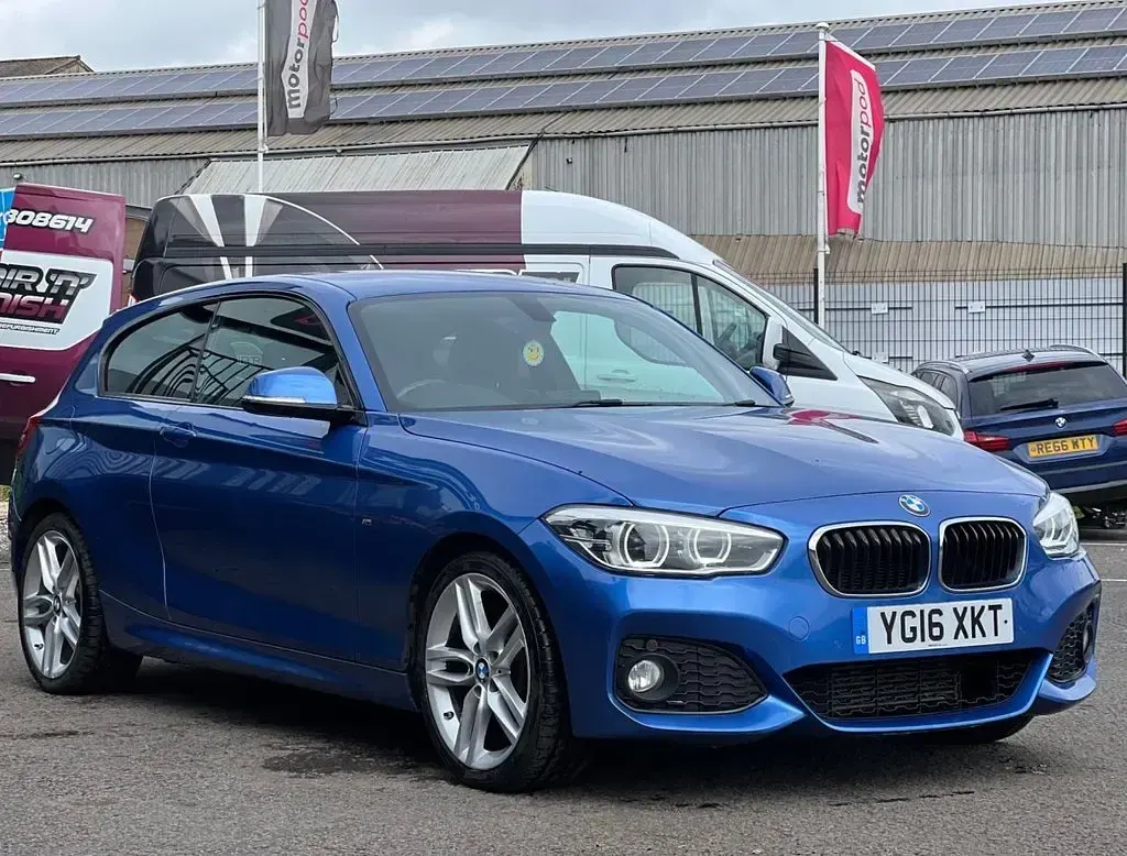 Used BMW 120 M Sport 190 HP (139 kW) 2016 Blue Hatchback