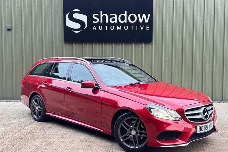 Red Used 2015 Mercedes E250 AMG Line Premium Estate | £12,495 (Good price) - Image 1/1