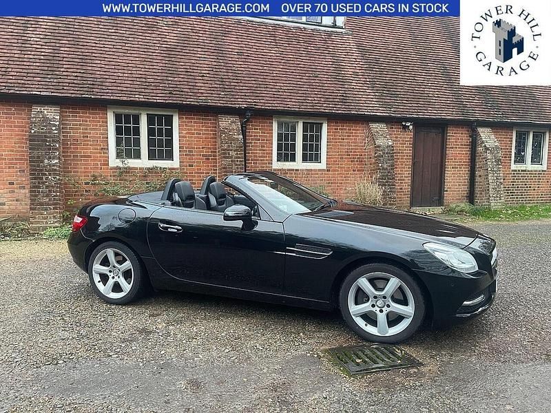 Black Used 2014 Mercedes SLK250 Cabriolet | £8,000 (Fair price) - Image 1/4