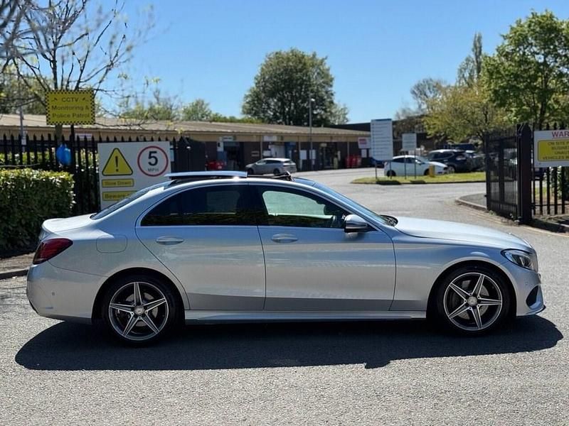 Used Mercedes C250 AMG line 2017 Silver Sedan