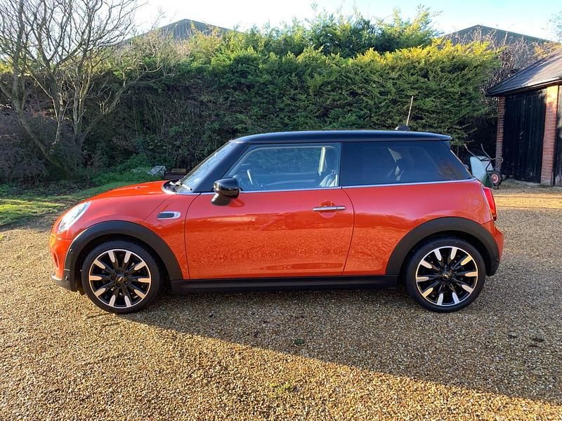 Used Mini Cooper Exclusive 2021 Orange Hatchback