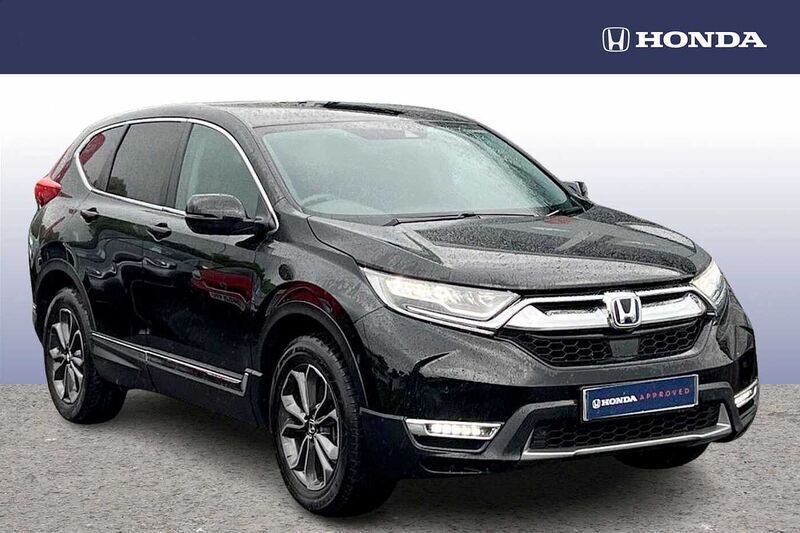 Crystal black Used 2022 Honda CR-V SE SUV | £23,516 (Fair price) - Image 1/4