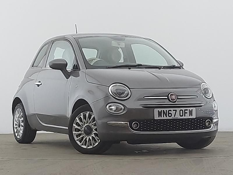 Used Fiat 500 Lounge 69 HP (50 kW) 2017 Grey Hatchback