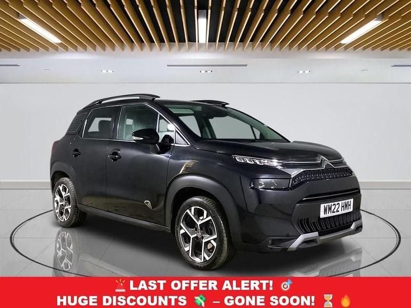 Black Used 2022 Citroën C3 Aircross PureTech SUV | £9,749 (Fair price) - Image 1/4