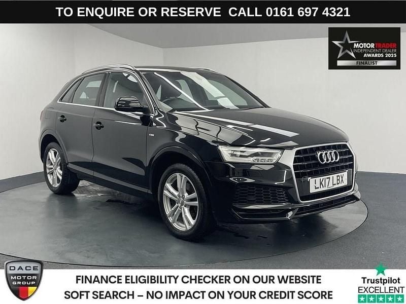 Black Used 2017 Audi Q3 S-Line SUV | £12,970 (Fair price) - Image 1/3