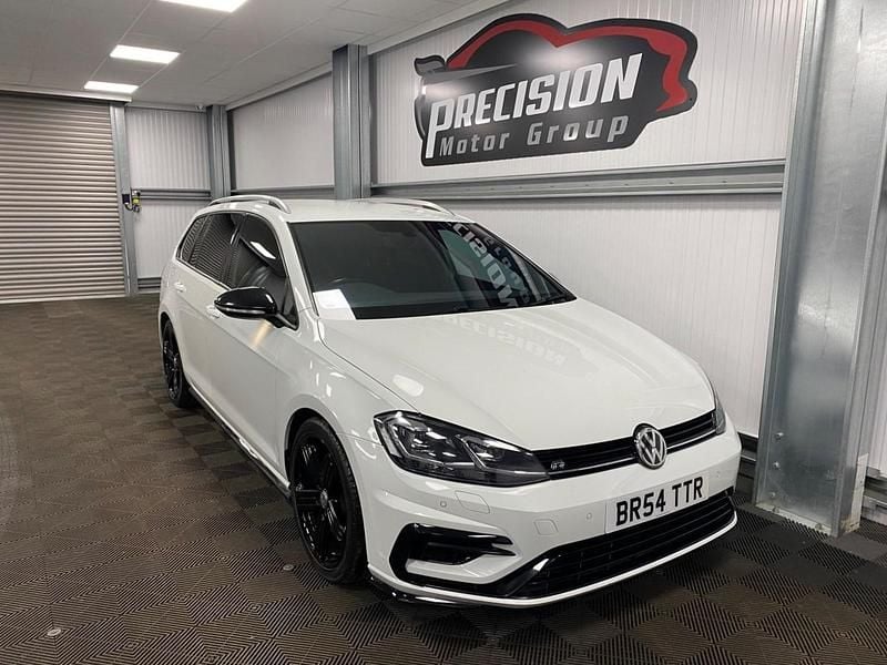White Used 2018 VW Golf VII R Estate | £17,295 (Fair price) - Image 1/4