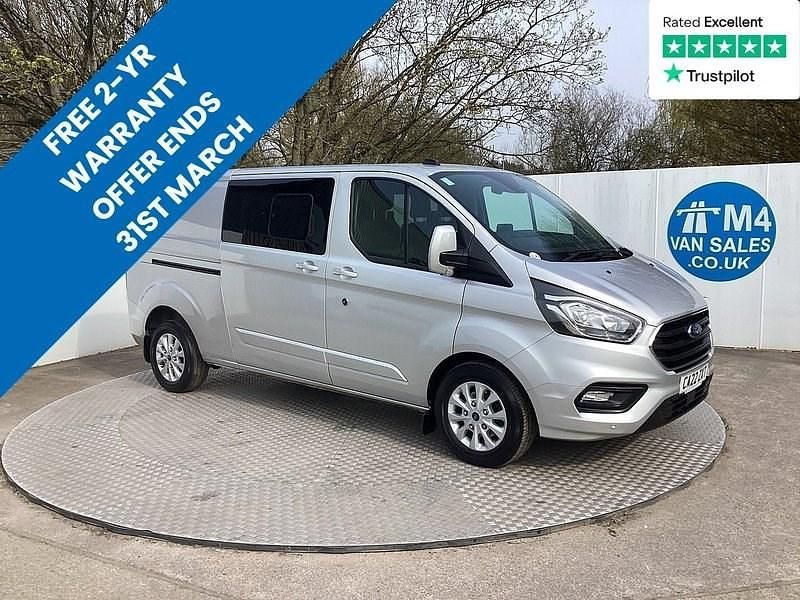 Used Ford Transit Custom Limited 130 HP (95 kW) 2022 Silver Van