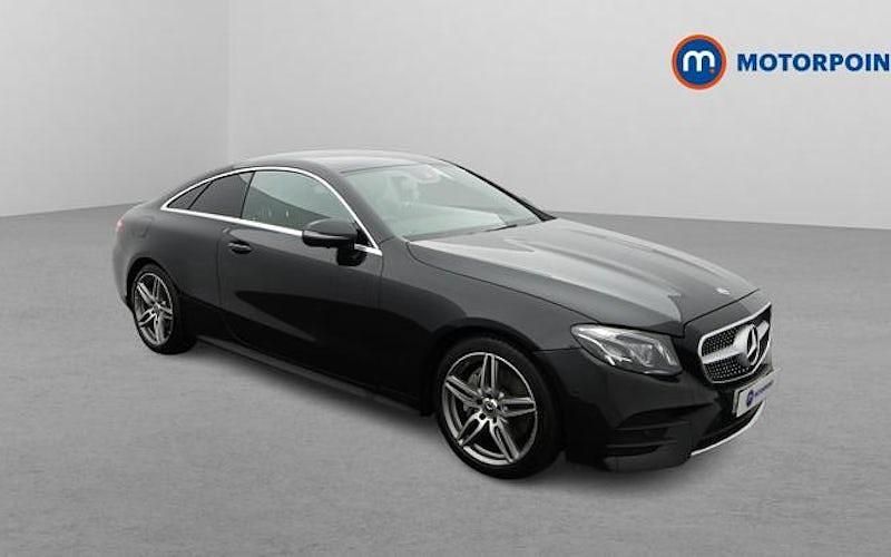 Used Mercedes E220 AMG line 194 HP (142 kW) 2019 Black Coupe