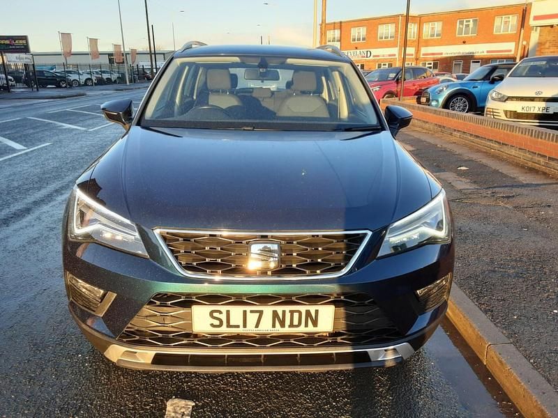 Begagnad Seat Ateca Ecomotive 115 HK (84 kW) 2017 Blå SUV