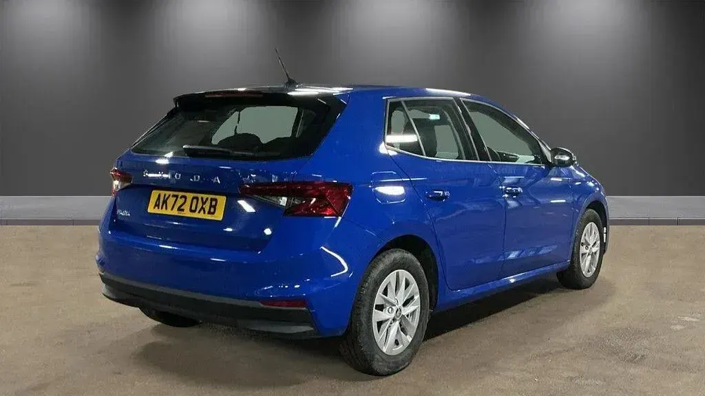 Used Skoda Fabia Comfort 110 HP (80 kW) 2022 Blue Hatchback