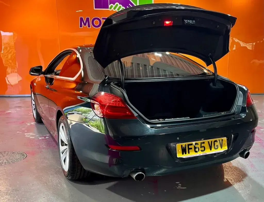 Begagnad BMW 640 Comfort Edition 313 HK (230 kW) 2015 Svart Sportkupé