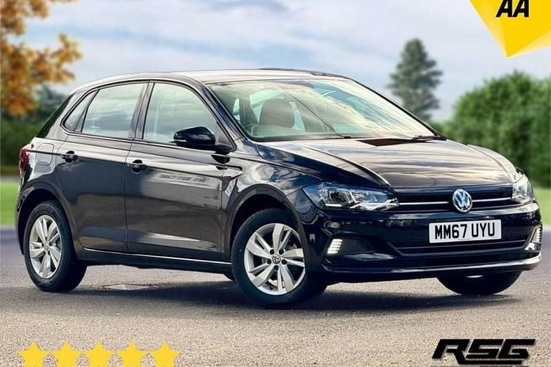 Black Used 2018 VW Polo SE Hatchback | £8,750 (Fair price) - Image 1/1