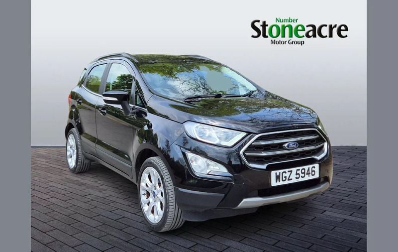 Black Used 2022 Ford Ecosport Titanium SUV | £13,495 (Fair price) - Image 1/4
