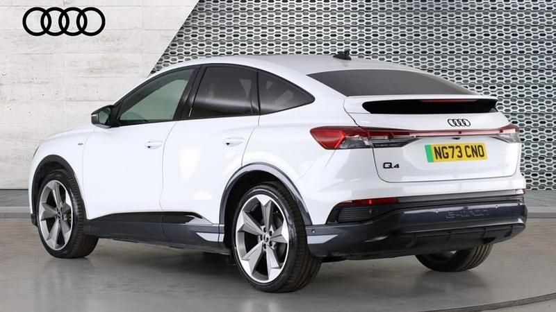 Used Audi Q4 e-tron Black Edition 150 kW (204 HP) 2023 White SUV