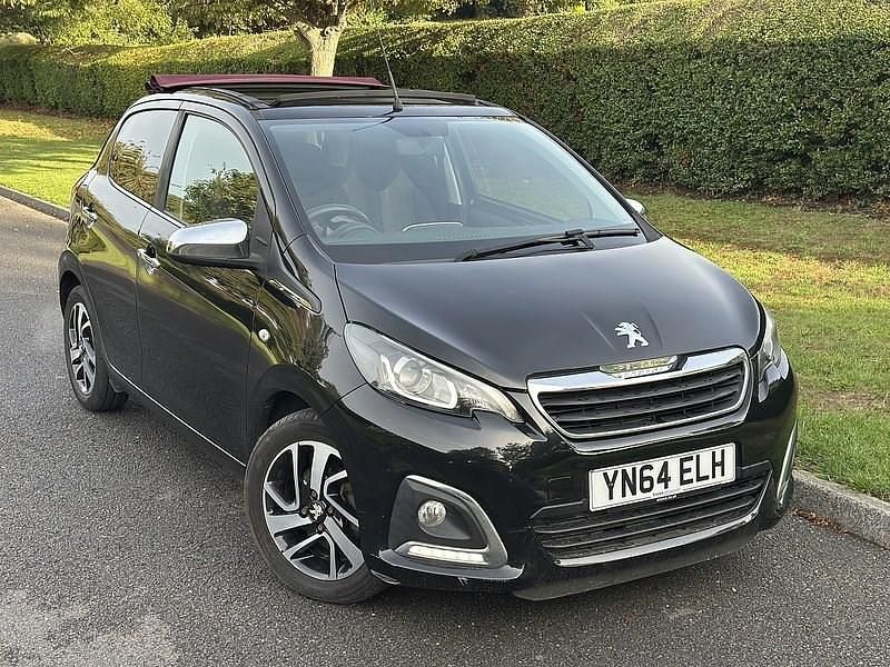 Black Used 2014 Peugeot 108 Allure Hatchback | £3,990 (Fair price) - Image 1/4