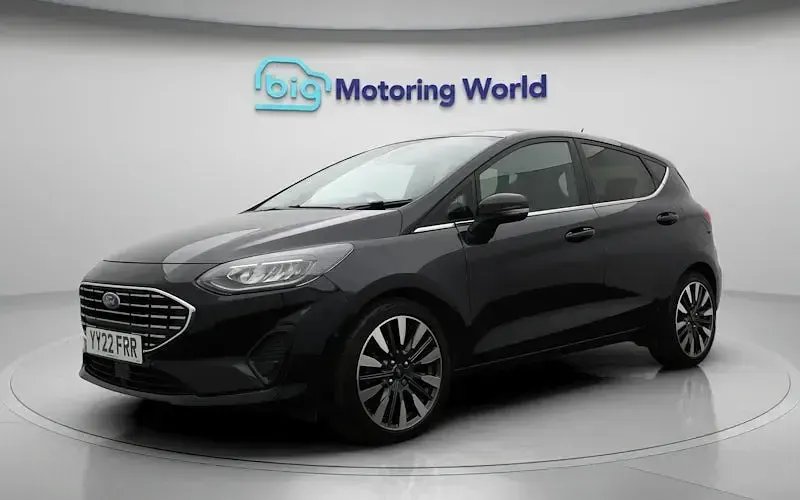 Used Ford Fiesta Titanium 125 HP (91 kW) 2021 Black Hatchback