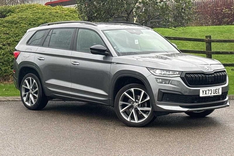 Used Skoda Kodiaq SportLine 110 HP (80 kW) 2023 Graphite grey metallic SUV