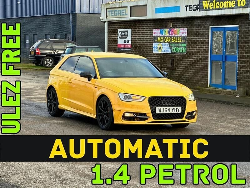 Used Audi A3 S-Line 140 HP (102 kW) 2014 Yellow Hatchback