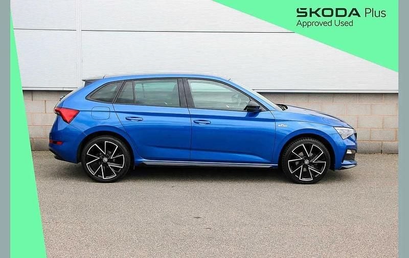 Gebraucht Skoda Scala Monte Carlo 108 PS (79 kW) 2021 Blau Kleinwagen
