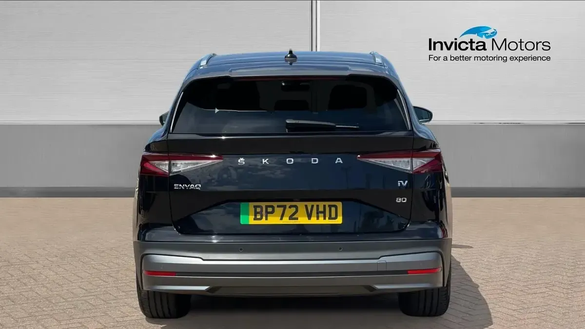 Used Skoda Enyaq iV ecoSuite 150 kW (204 HP) 2023 Black SUV
