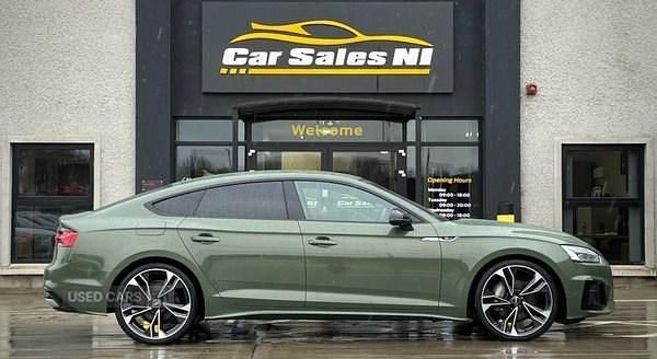 Used Audi A5 Comfort 204 HP (150 kW) 2021 Green Coupe