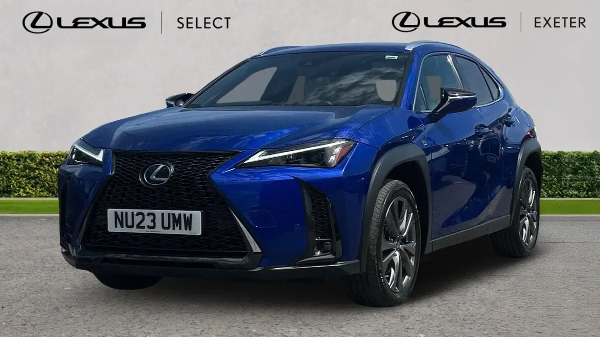 Used Lexus UX Sport Design Packet 184 HP (135 kW) 2023 Azure blue SUV