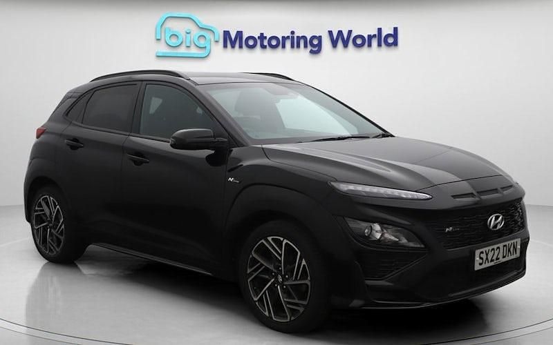 Black Used 2022 Hyundai Kona N Line SUV | £13,600 (Fair price) - Image 1/4