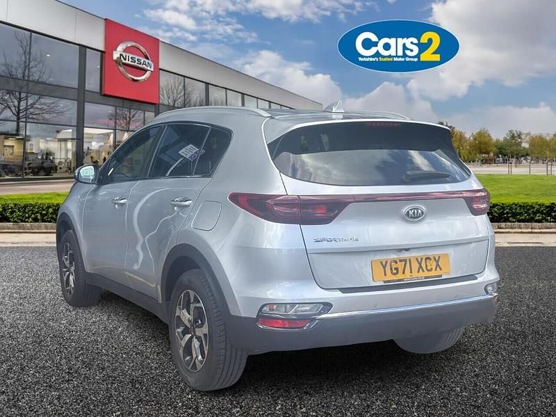 Silver Used 2021 Kia Sportage 2 SUV | £13,690 (Fair price) - Image 1/4