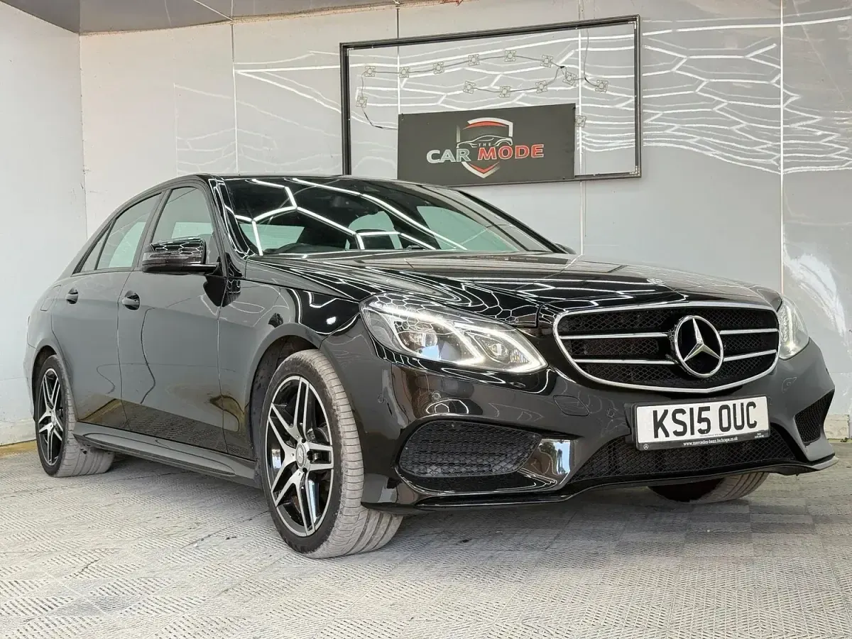 Used Mercedes E220 AMG 177 HP (130 kW) 2015 Black Sedan