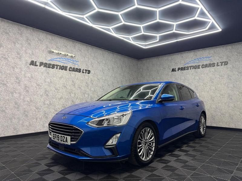 Blue Used 2019 Ford Focus Titanium X Hatchback | £8,499 (Fair price) - Image 1/4