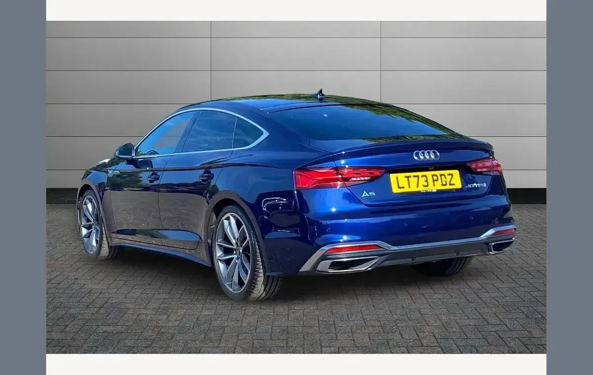 Used Audi A5 S-Line 204 HP (150 kW) 2023 Blue Coupe