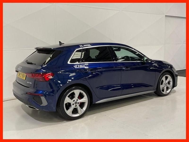 Used Audi A3 Sportback S-Line 150 HP (110 kW) 2022 Blue Hatchback