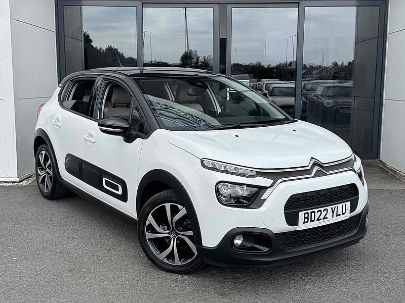 White Used 2022 Citroën C3 PureTech Hatchback | £7,995 (Fair price) - Image 1/3