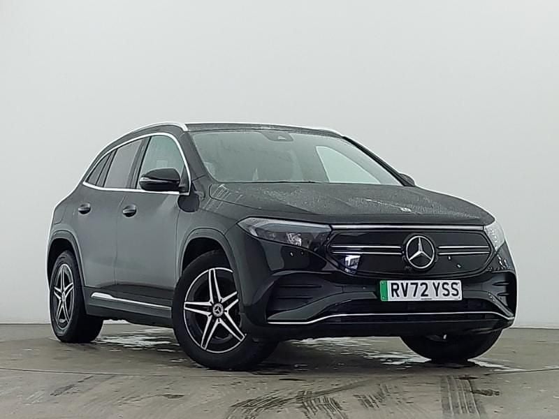 Black Used 2022 Mercedes EQA250+ AMG line SUV | £23,498 (Fair price) - Image 1/4