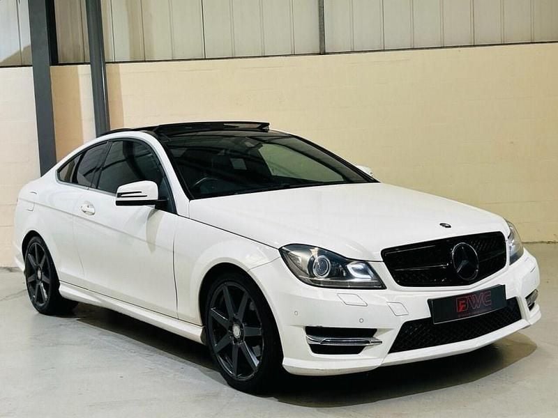 White Used 2015 Mercedes C220 Sport Edition Coupe | £8,200 (Super price) - Image 1/4