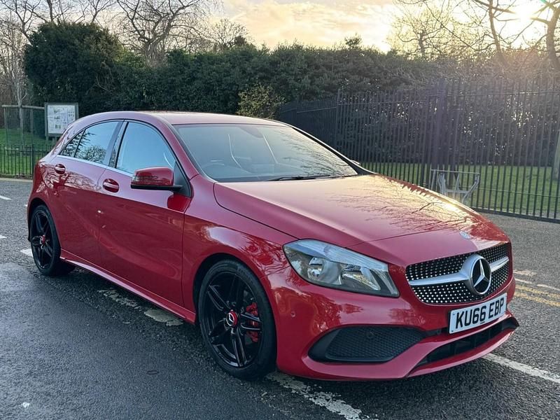 Used Mercedes A200 Executive 136 HP (100 kW) 2017 Red Hatchback