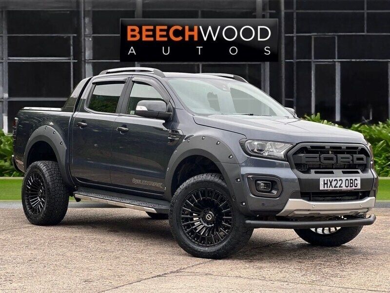 Grey Used 2022 Ford Ranger Wildtrack Pickup | £27,000 (A bit pricey) - Image 1/4