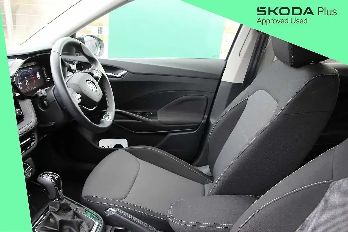 Used Skoda Fabia Colour Edition 113 HP (83 kW) 2024 Brilliant silver metallic black magic pearl effect Hatchback