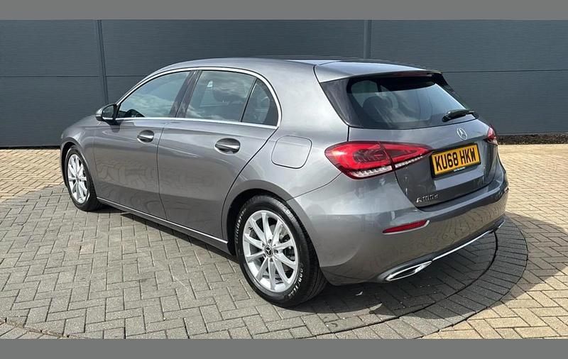 Begagnad Mercedes A180 113 HK (83 kW) 2018 Grå Halvkombi