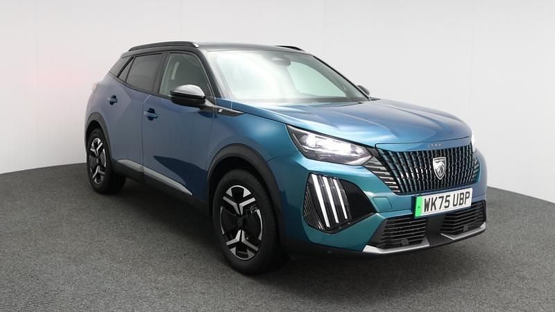 Blue New 2025 Peugeot 2008 GTi SUV | £27,999 - Image 1/4